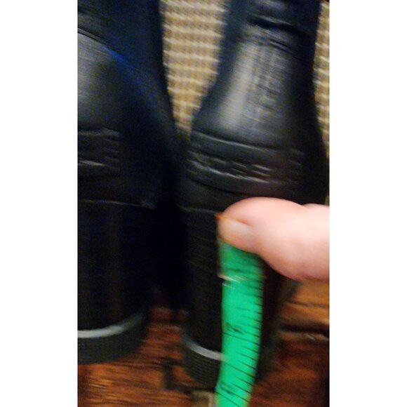 Sorel Black Leather Wedge Heel Ankle Boots Women's Size 8.5 M - Picture 7 of 11